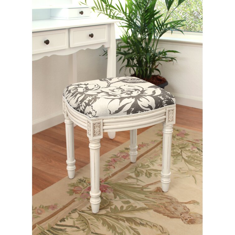 Floral vanity 2024 stool